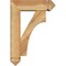 Ekena Millwork Westlake Arts and Crafts Rough Sawn Bracket w/ Offset Brace, Western Red Cedar, 6"W x 18"D x 26"H BKT0604X18X26WTL03RWR - alternate 4